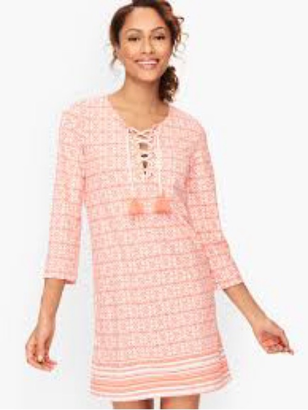 Cabana Life X Talbots beach dress Cover up size medium.
